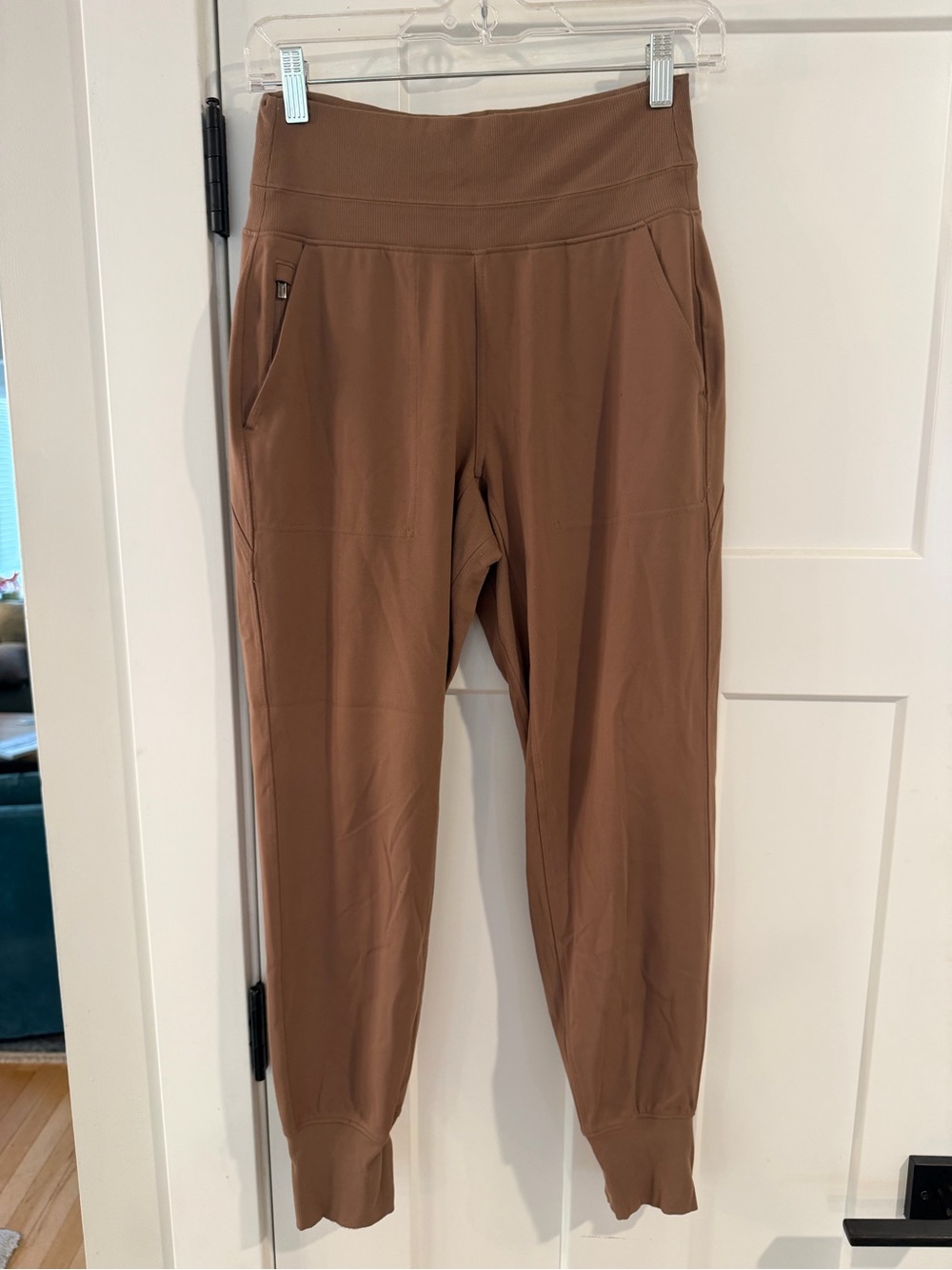 Athleta Brown High-Rise Track Joggers Size XS